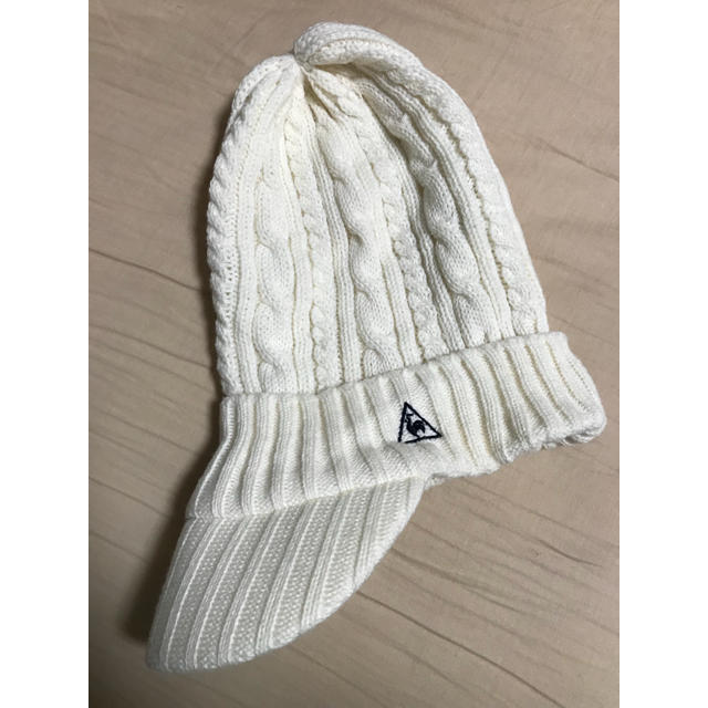 le coq sportif(ルコックスポルティフ)のル・コック ★ ゴルフ ニット帽 レディースの帽子(ニット帽/ビーニー)の商品写真