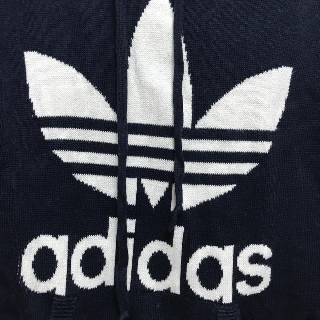 adidas(アディダス)のadidas♡ニット パーカー フード レディースのトップス(ニット/セーター)の商品写真