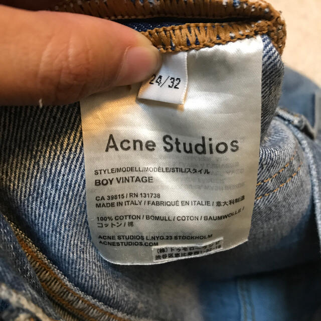 ACNE(アクネ)の美品♡ACNE STUDIOSデニム  レディースのパンツ(デニム/ジーンズ)の商品写真