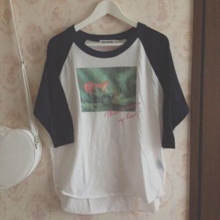 ミルクフェド(MILKFED.)のMILKFED. ♡ アリエルTシャツ(カットソー(長袖/七分))