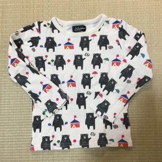 フタフタ(futafuta)のminmi♡さま専用♡クランボン♡総柄くまさんロンＴ♡100(Tシャツ/カットソー)