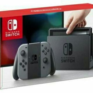 ニンテンドースイッチ(Nintendo Switch)の【新品】任天堂スイッチ本体一式　グレー(家庭用ゲーム機本体)