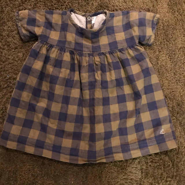 PETIT BATEAU(プチバトー)のプチバトー ワンピース 18m  キッズ/ベビー/マタニティのベビー服(~85cm)(ワンピース)の商品写真