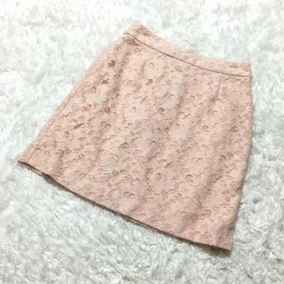 イング(INGNI)のイング♡美品ピンクレーススカート(ミニスカート)