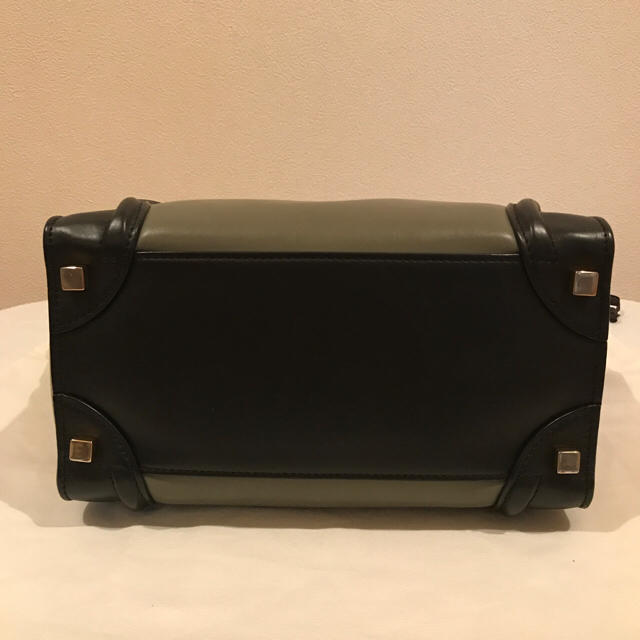 celine - CELINE(セリーヌ)ラゲージマイクロ カーキ×ベージュ