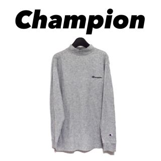 チャンピオン(Champion)の90's Champion モックネック ハイネック Tシャツ ロンT(Tシャツ/カットソー(七分/長袖))