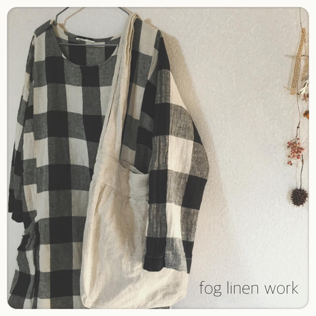 fog linen work(フォグリネンワーク)の▼fog linen work リネン100%バッグ▼ レディースのバッグ(ショルダーバッグ)の商品写真