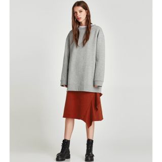 ザラ(ZARA)のZARA フリルスカート(ひざ丈スカート)