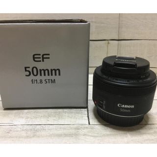 キヤノン(Canon)のEF 50mm f/1.8 STM Canon 単焦点レンズ フィルター付き(レンズ(単焦点))