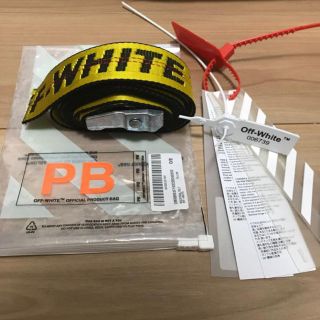 オフホワイト(OFF-WHITE)の(未使用品)off white 2m ベルト 確実正規品(ベルト)