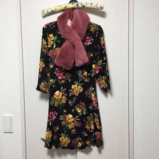 ザラ(ZARA)の今季ザラ 花柄ワンピース(ミニワンピース)