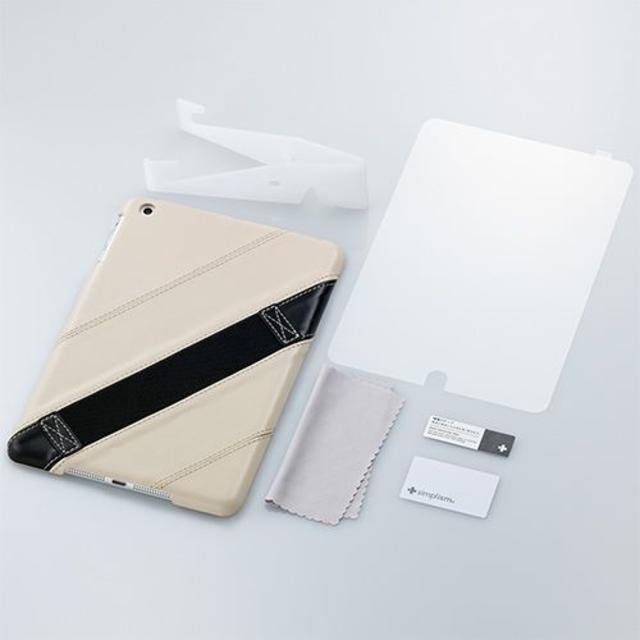iPad mini用 ハンディカバーセット（ベージュ） スマホ/家電/カメラのPC/タブレット(タブレット)の商品写真