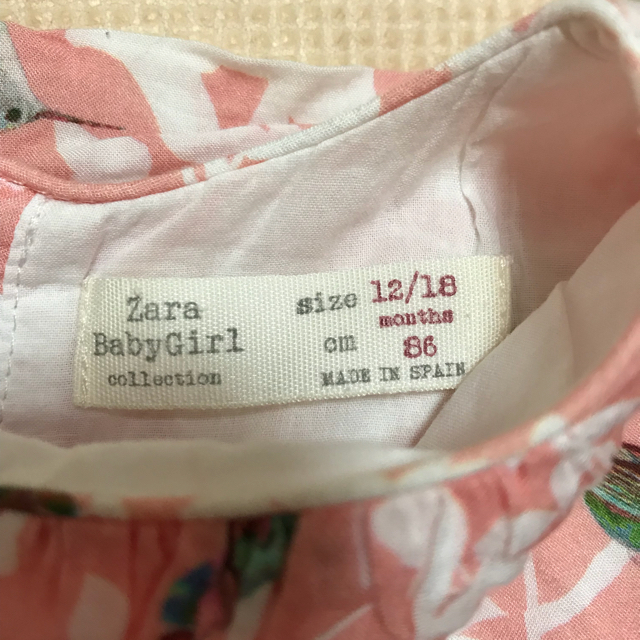 ZARA KIDS(ザラキッズ)のワンピース 12-18m キッズ/ベビー/マタニティのベビー服(~85cm)(ワンピース)の商品写真