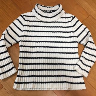 エイチアンドエム(H&M)の〈セット〉タートルニット&H&M アンダーシャツ2枚 110(ニット)