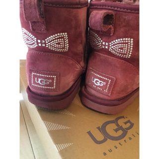 アグ(UGG)のUGG ムートンブーツ スワロフスキー(ブーツ)