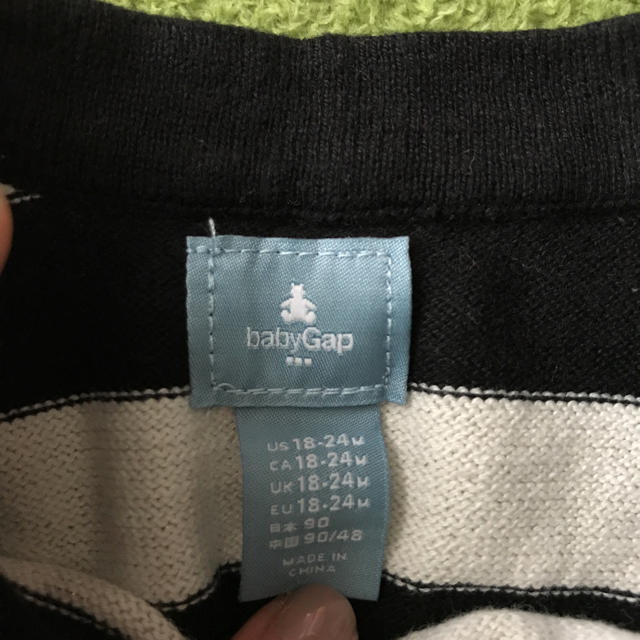 babyGAP(ベビーギャップ)のベビーギャップ ニットワンピース キッズ/ベビー/マタニティのキッズ服女の子用(90cm~)(ワンピース)の商品写真