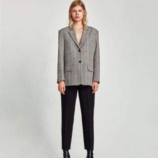 ザラ(ZARA)のZARA2017新作 チェック柄ブレザー XS(その他)