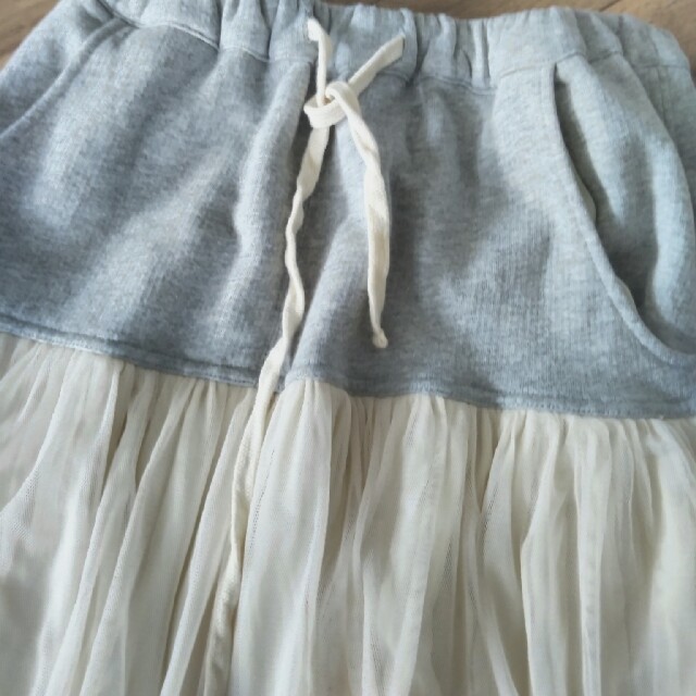 Ungrid(アングリッド)の最終　未使用Ungrid　切り替えチュールマキシ丈スカート　ロングスカート レディースのスカート(ロングスカート)の商品写真