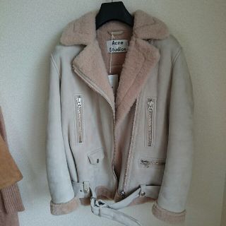 アクネ(ACNE)の【ちーさん専用】Acne Studios ライダースジャケット(ムートンコート)