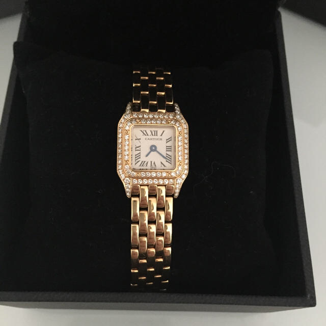 最終値下げ Cartier - カルティエ ミニパンテール アフターダイヤ 腕時計