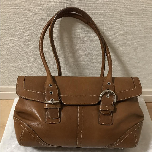 【値下げしました！ 】COACH コーチ ソーホーレザー フラップサッチェル