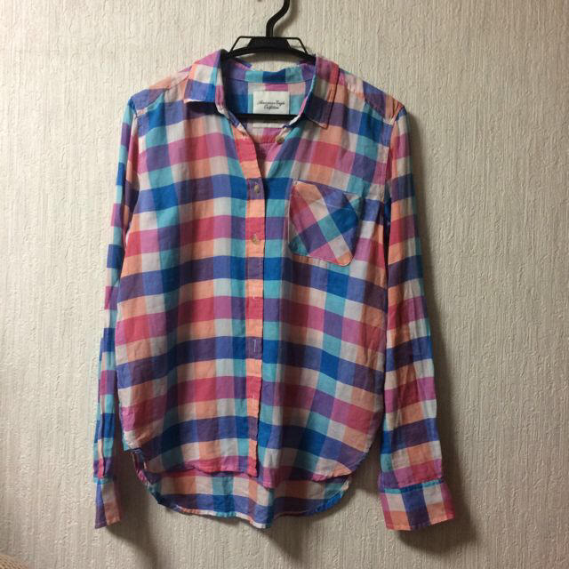 American Eagle(アメリカンイーグル)のアメリカンイーグルシャツ❤️ レディースのトップス(シャツ/ブラウス(長袖/七分))の商品写真