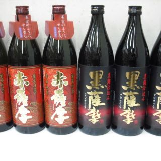 【薩摩酒造】　赤薩摩・黒薩摩　９００ＭＬ　２種６本セット(焼酎)