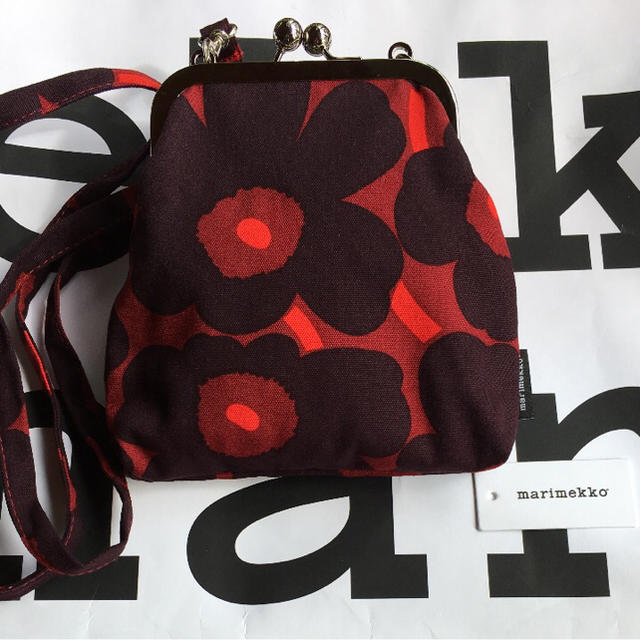 marimekko(マリメッコ)のマリメッコ がま口ポシェト ♪ 《未使用品》 レディースのファッション小物(ポーチ)の商品写真