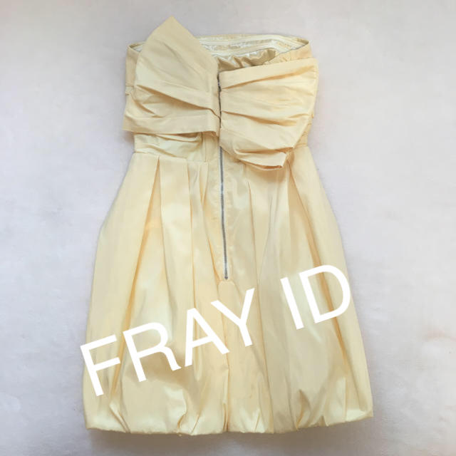 FRAY I.D(フレイアイディー)の値下げ！FRAYIDバックリボンミニドレス レディースのフォーマル/ドレス(ミニドレス)の商品写真