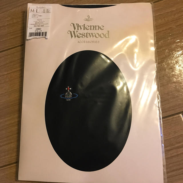 Vivienne Westwood(ヴィヴィアンウエストウッド)のヴィヴィアンウエストウッドブラックタイツ。M〜L。送料無料！新品未使用。 レディースのレッグウェア(タイツ/ストッキング)の商品写真