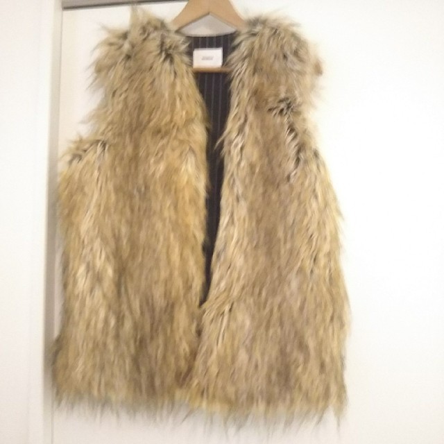 MURUA(ムルーア)の未使用MURUAファーベスト レディースのジャケット/アウター(毛皮/ファーコート)の商品写真