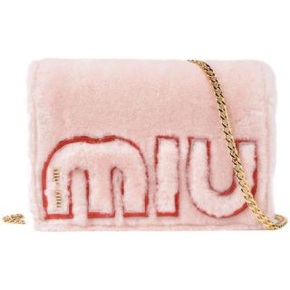 ミュウミュウ(miumiu)のmiumiu ファーバッグ 新品未使用(ショルダーバッグ)