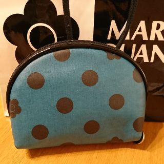 マリークワント(MARY QUANT)のRiko様専用 美品 マリークワント 水玉ポーチ ブルー(ポーチ)