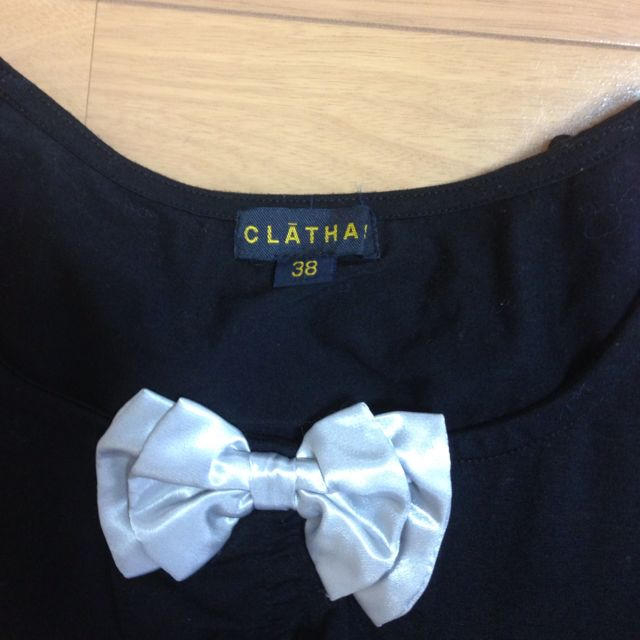 CLATHAS(クレイサス)のクレイサス☆リボンTシャツ レディースのトップス(Tシャツ(半袖/袖なし))の商品写真