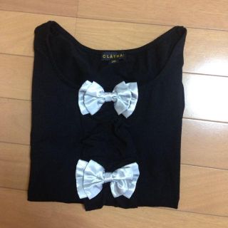 クレイサス(CLATHAS)のクレイサス☆リボンTシャツ(Tシャツ(半袖/袖なし))