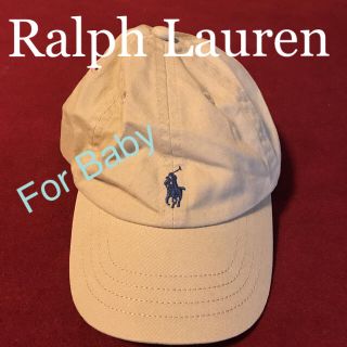 ラルフローレン(Ralph Lauren)のラルフローレン キャップ ベージュ ベビー用 帽子(帽子)