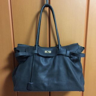 ロリンザ(LORINZA)のももたろう様専用 LORINZA ロリンザ オールレザー バーキン black(ボストンバッグ)