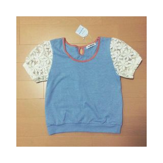 アントマリーズ(Aunt Marie's)の袖シースルーとっぷす(Tシャツ(半袖/袖なし))