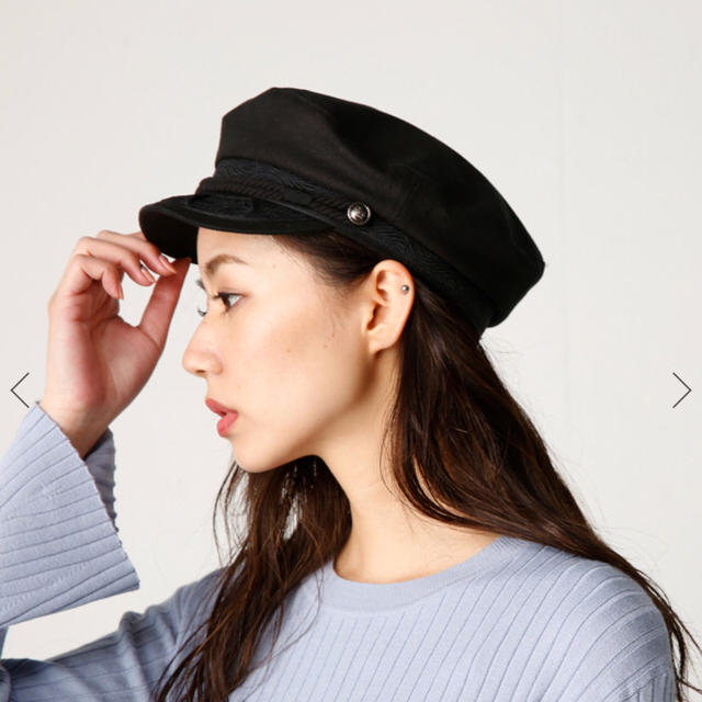 moussy(マウジー)のMOUSSY キャスケット black レディースの帽子(キャスケット)の商品写真