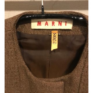 マルニ(Marni)の美品 マルニ ジャケット(ノーカラージャケット)