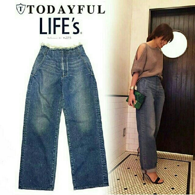 TODAYFUL(トゥデイフル)のTODAYFUL NICOLE's DENIM レディースのパンツ(デニム/ジーンズ)の商品写真