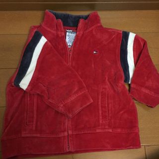 トミーヒルフィガー(TOMMY HILFIGER)の値下げ☆トミー キッズ ベロア パーカー(ジャケット/上着)