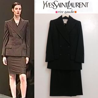 YVES SAINT LAURENT 99-00AW セットアップスーツ 40