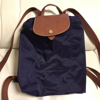 ロンシャン(LONGCHAMP)のロンシャン ル プリアージュ リュック パープル(リュック/バックパック)