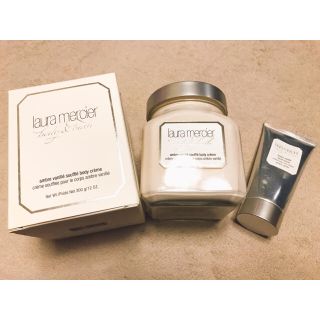 ローラメルシエ(laura mercier)のローラメルシエ アンバーバニラ ハンドクリーム ボディクリーム セット(ボディクリーム)