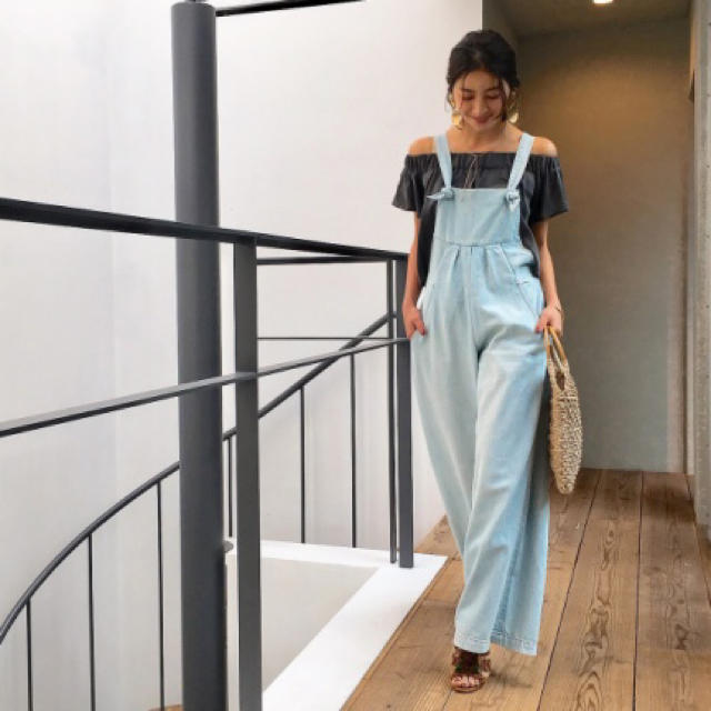 TODAYFUL(トゥデイフル)のTODAYFUL Easy Denim Salopette レディースのパンツ(サロペット/オーバーオール)の商品写真