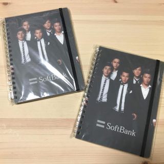 スマップ(SMAP)のSMAP×Softbank  B6サイズ方眼ノート(1冊) (アイドルグッズ)