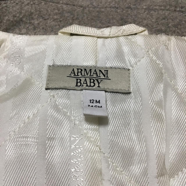 ARMANI JUNIOR(アルマーニ ジュニア)のアルマーニbabyコート🌟12m キッズ/ベビー/マタニティのキッズ服男の子用(90cm~)(ジャケット/上着)の商品写真