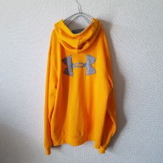 アンダーアーマー(UNDER ARMOUR)の[レア色] アンダーアーマー パーカー XL ジップパーカー オレンジ(パーカー)