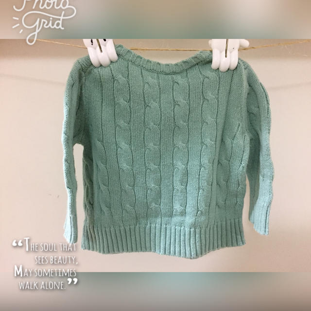 babyGAP(ベビーギャップ)のGAPニット60 キッズ/ベビー/マタニティのベビー服(~85cm)(ニット/セーター)の商品写真